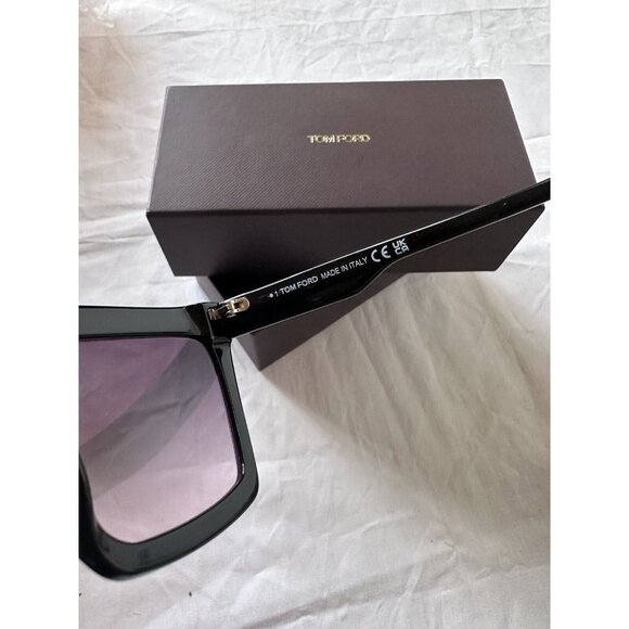 TOM FORD Eden Sunglasses Shiny Black